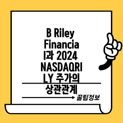 B Riley Financial과 2024 NASDAQRILY 주가의 상관관계